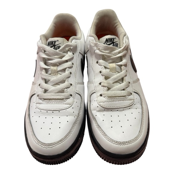 Nike Air Force 1 Men's White and Black Shoes - Picture 2 of 6